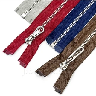 28 इंच मेटल कोट जिपर