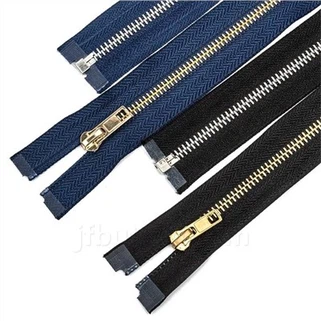 सिलाई के लिए धातु ज़िपर्स