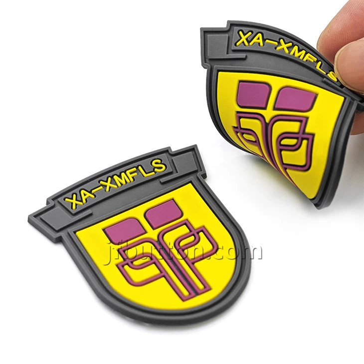 Custom Eco Silicone Badges Label suppliers