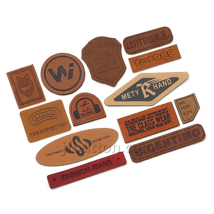 Faux Leather Crochet Tags
