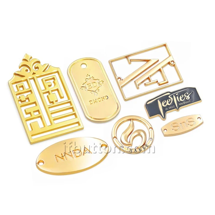 Gold Metal Labels