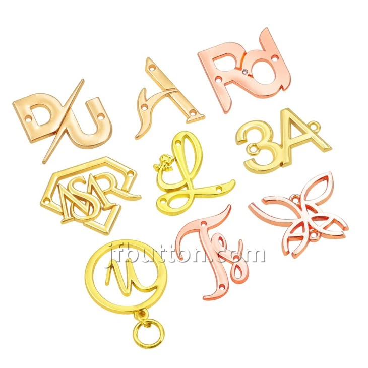 Small Metal Logo Tags