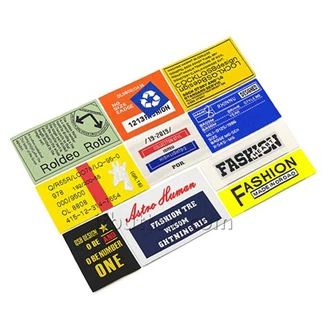 कपड़ों के लिए कस्टम कढ़ाई वाले लेबल