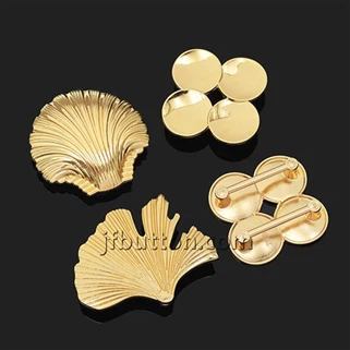 जिन्कगो लीफ स्विमवीयर मेटल क्लैस्प