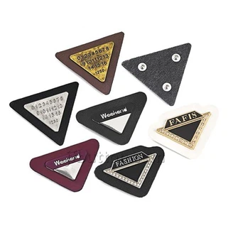 चमड़े के कपड़े लेबल