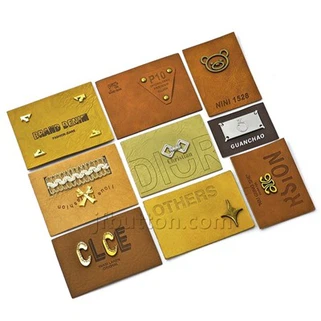 Crochet आइटम के लिए चमड़े के लेबल