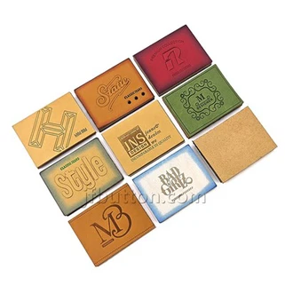 बुनाई के लिए चमड़े के टैग