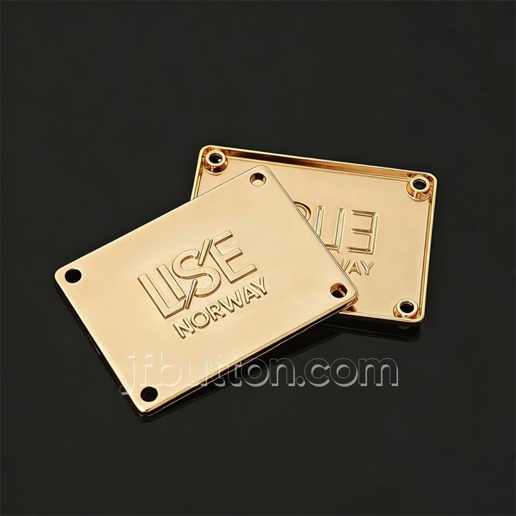Rivet Fixed Metal Labels For Bag best