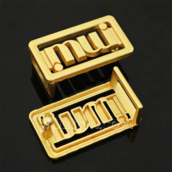 Rivet Fixed Metal Labels For Bag factory