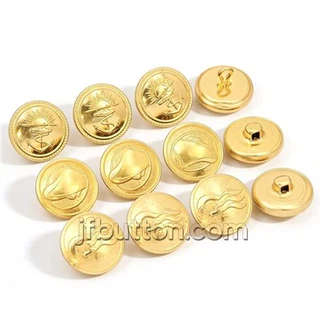 गोल्ड शैंक बटन थोक