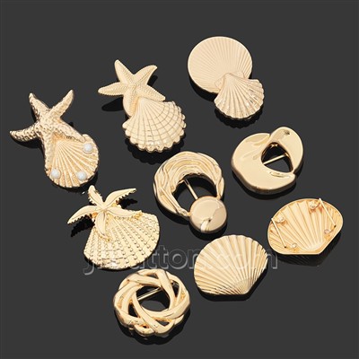 गोल्ड शैल बिकनी कनेक्टर