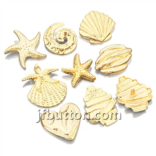 मेटल स्टार बटन