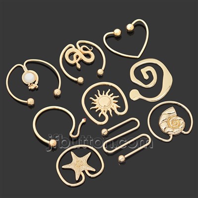 स्विमवीयर अनियमित रिंग बकल