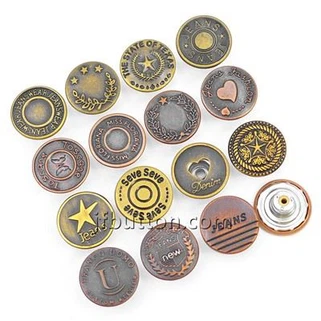 धातु पैंट बटन